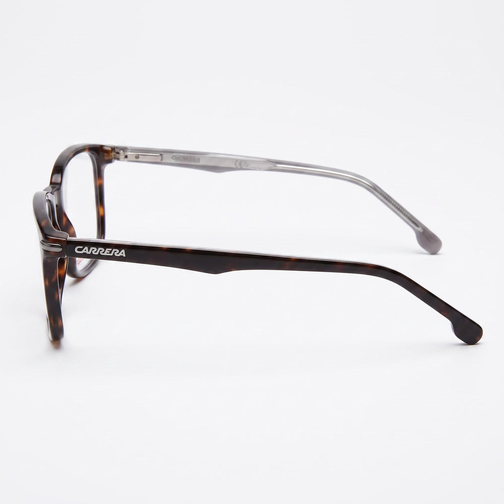 Carrera Rectangle Eyeglasses Unisex — front view, Plastic