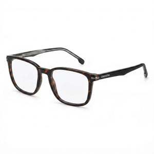 Carrera Havana Rectangle Eyeglasses Unisex, Plastic frame