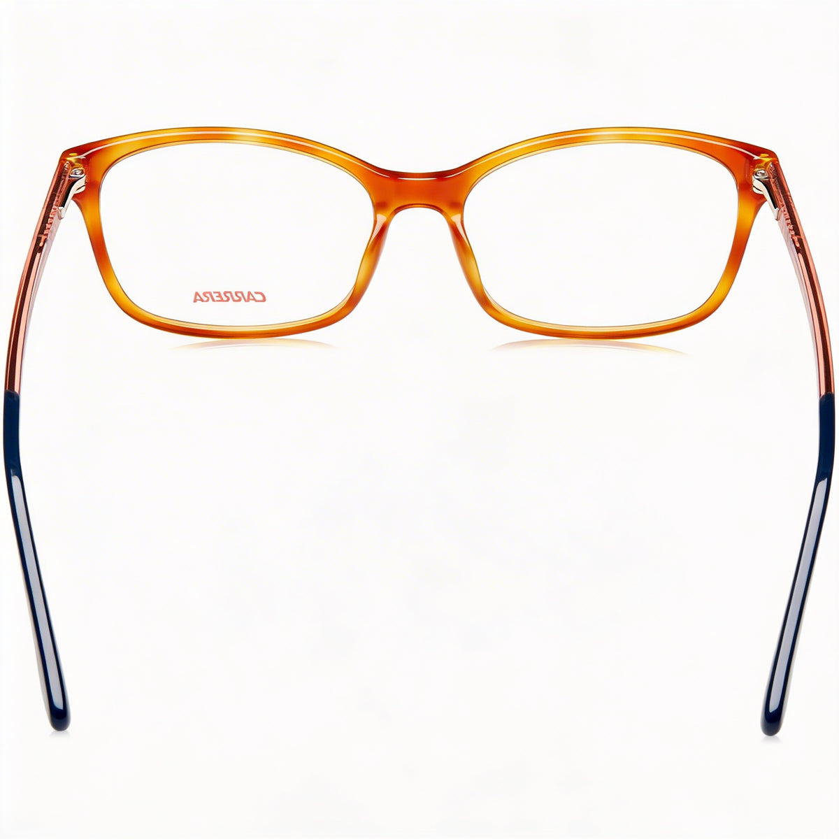 Carrera Havana Peach Rectangle Eyeglasses for Women, Acetate 52mm, Photo 3
