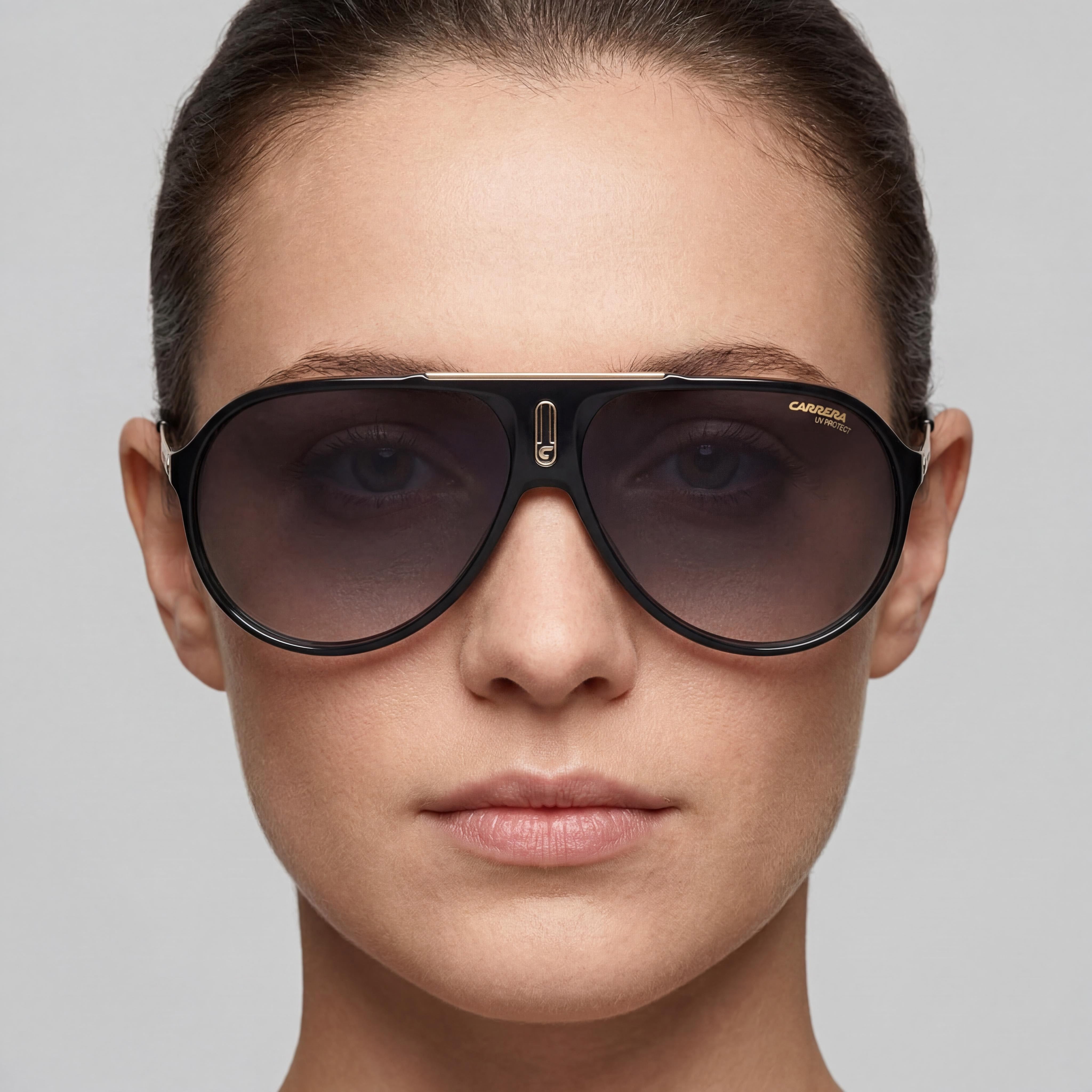 Carrera HOT 65 0086/HA Dark Havana Aviator Sunglasses Unisex, 63mm, Photo 4
