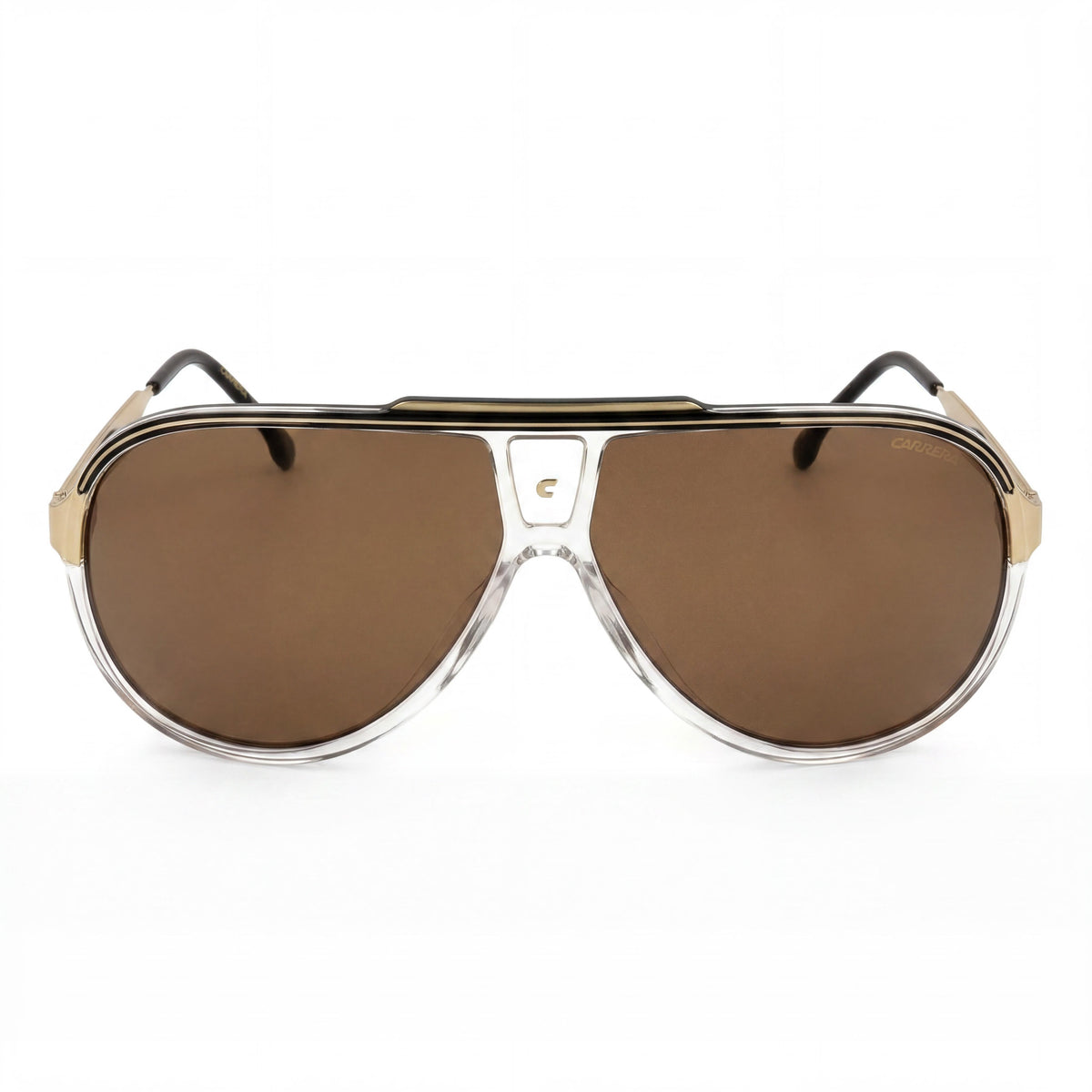 Gafas de sol aviador Carrera Modern Black Gold unisex, 63 mm, Photo 2