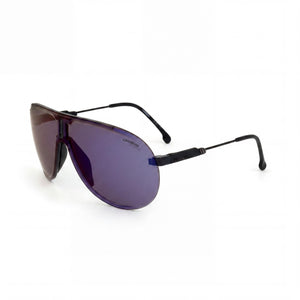 Carrera Modern Black Aviator Sunglasses Unisex, Black lens