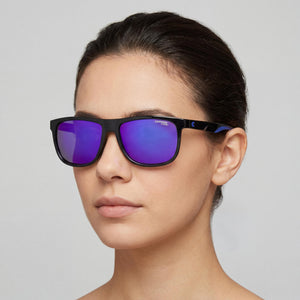 Carrera Modern Black Blue Sunglasses Women — lifestyle wear, daily driving and outdoor wear