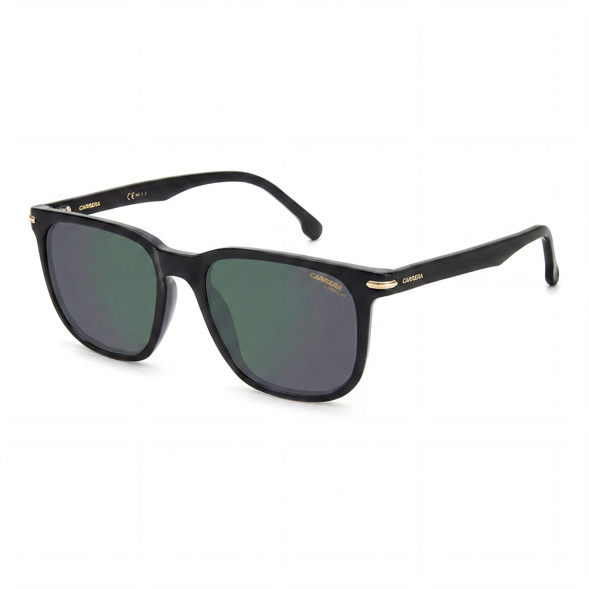 Carrera Modern Black Square Sunglasses for Women, 54mm, Photo 1