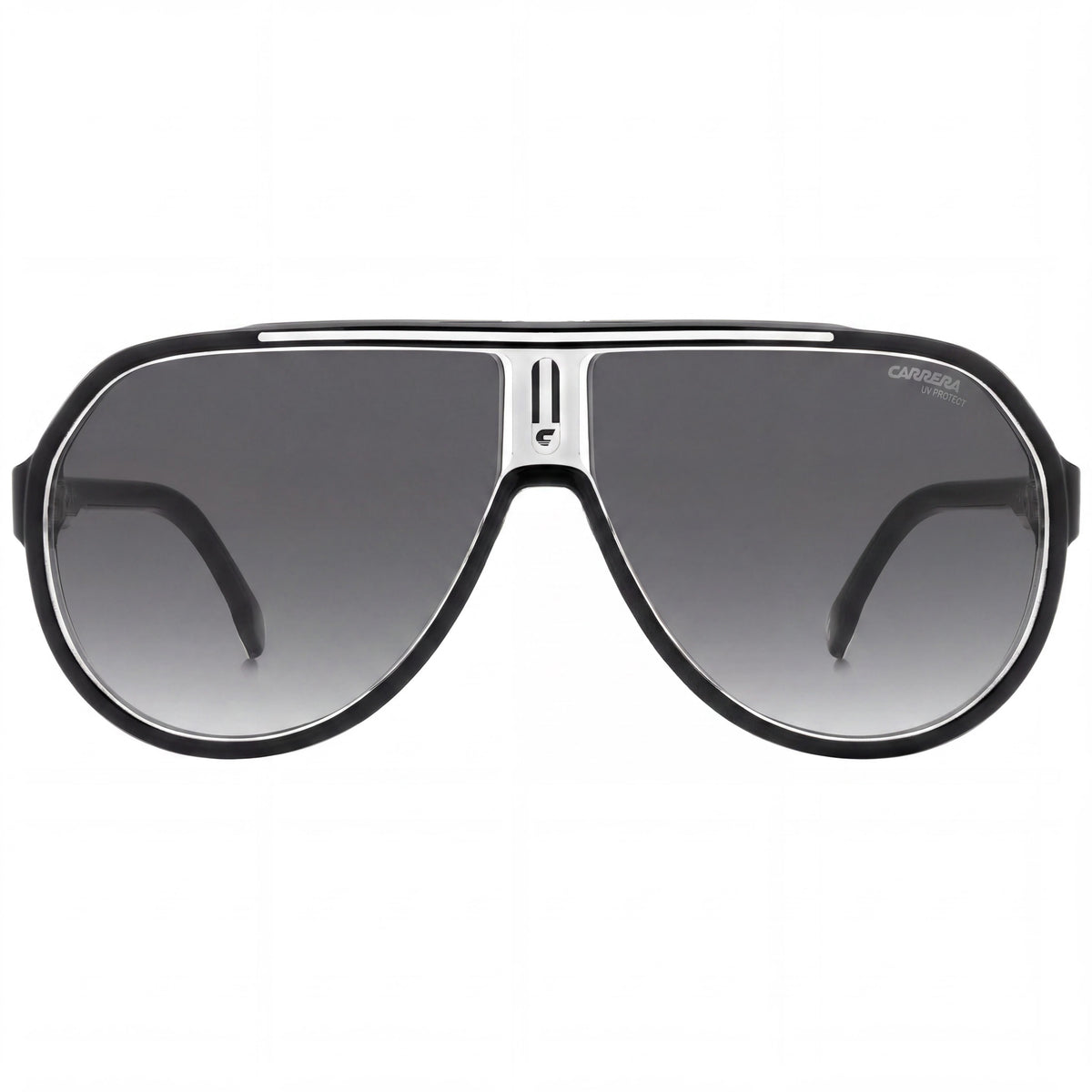 Gafas de sol aviador Carrera Modern en blanco y negro, unisex, 64 mm, Photo 2