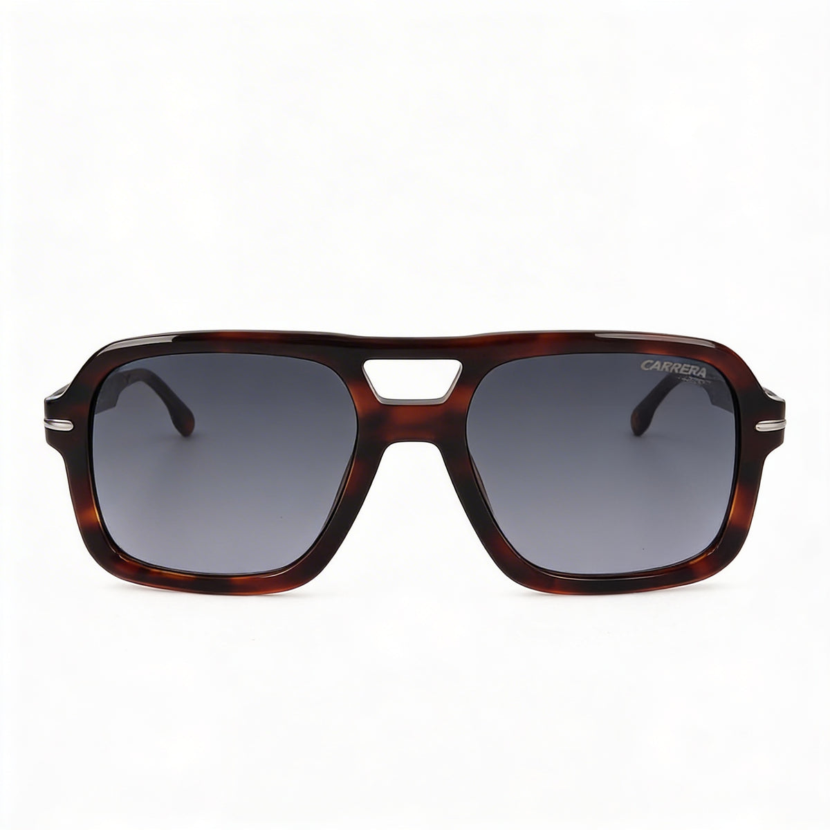 Carrera Signature Brown Horn Square Sunglasses for Women, 55mm, Photo 2