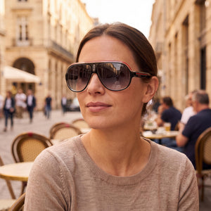 Carrera Speedway/n Aviator Sunglasses for Unisex — interior view, Non-Polarized lens detail
