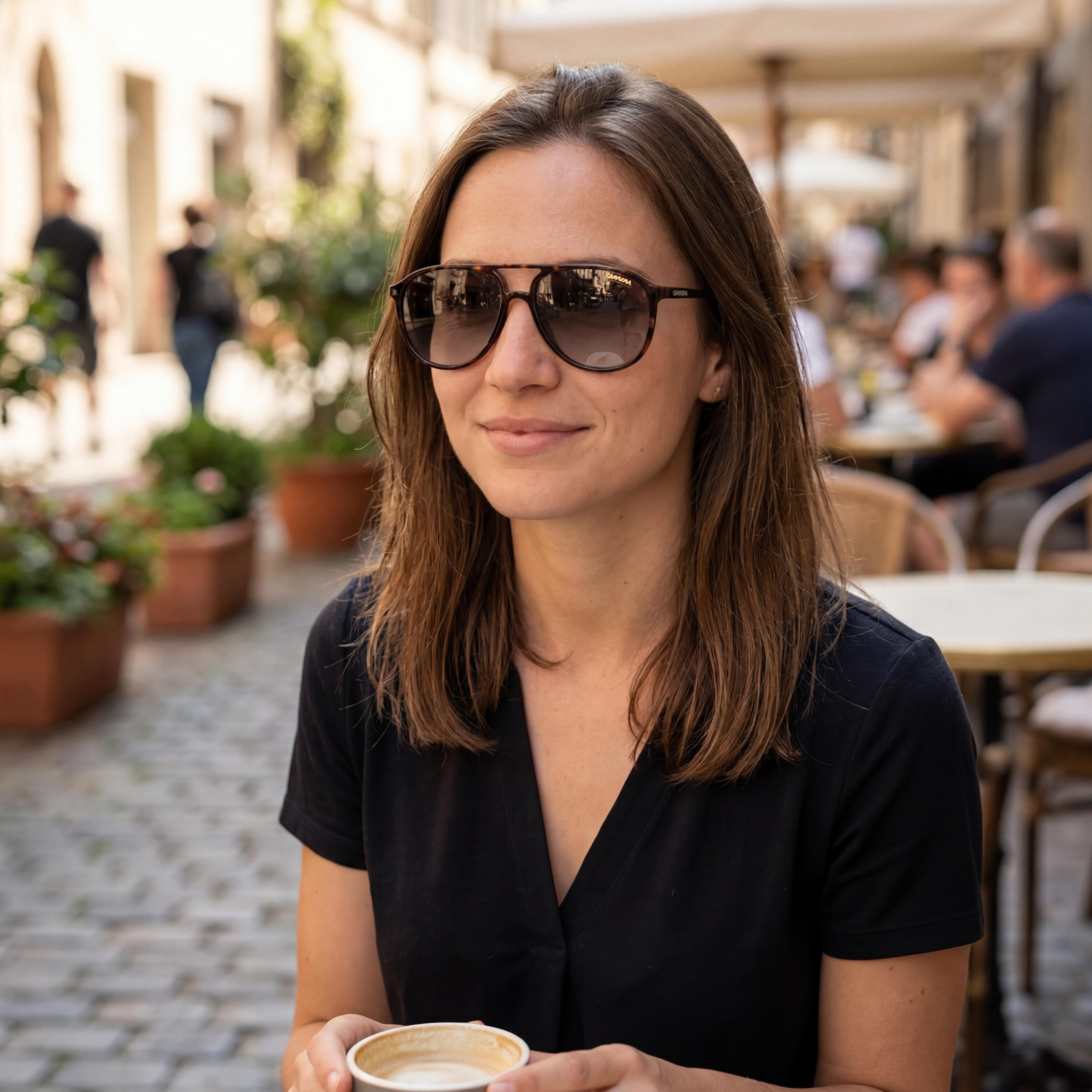 Carrera Sporty Classic Havana Shield Gradient Sunglasses Unisex, 60mm, Photo 6