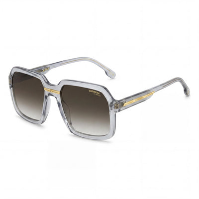 Carrera Victory Gray Square Sunglasses for Men, Green Shaded lens