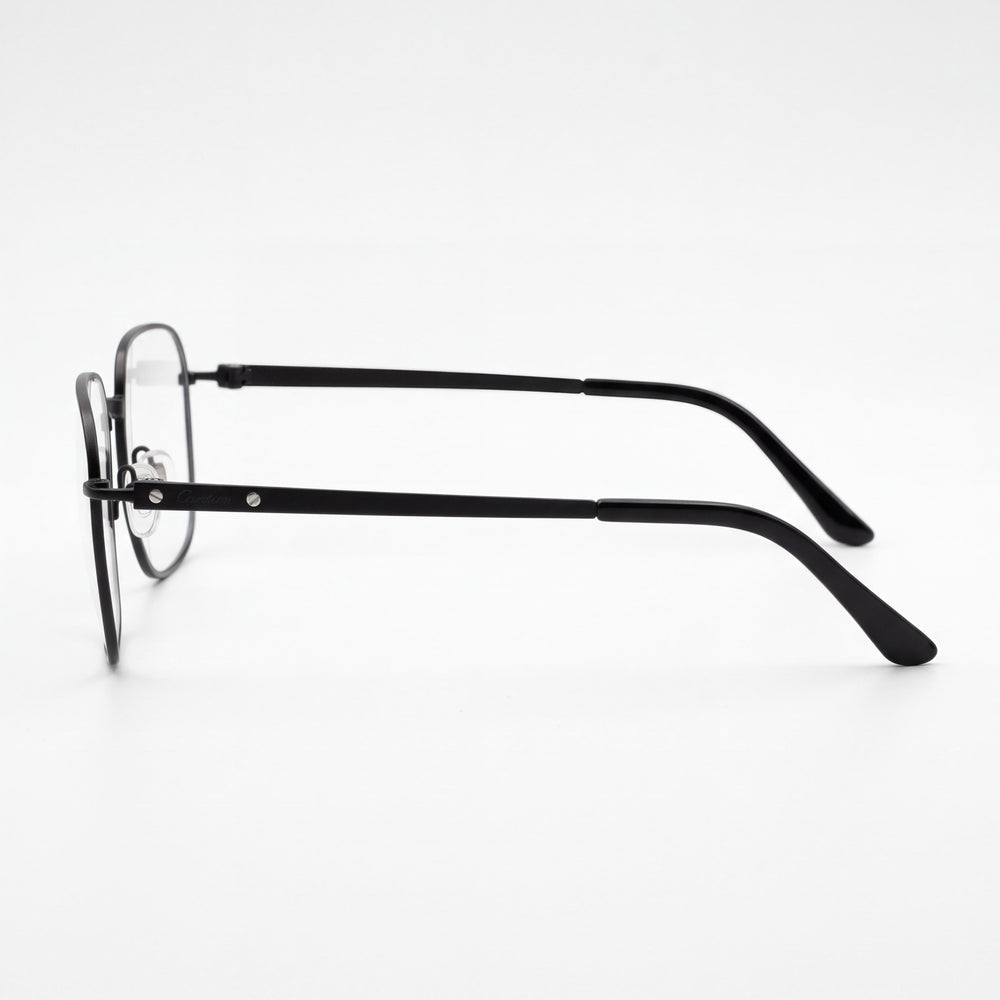 Cartier CT0553O Square Eyeglasses for Men — front view, Titanium