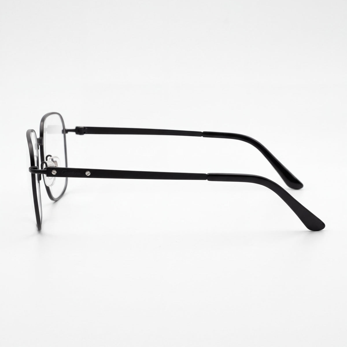 Cartier CT0553O Black Square Eyeglasses for Men, Titanium, Photo 2