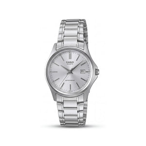 Casio 19728 Silver Stainless Steel Women's Watch, 28mm