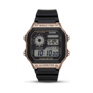 Casio AE-1200WH-5AVCF Black Resin Men's Watch, 39mm
