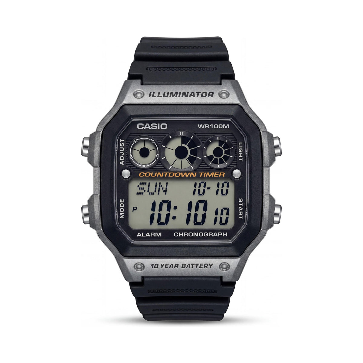 Reloj Casio AE-1300WH Negro para Hombre, 40 mm, Photo 1