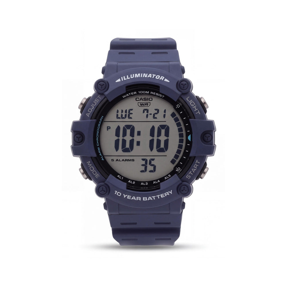 Casio AE1500WH-2AV Blue Men's Watch, 40mm