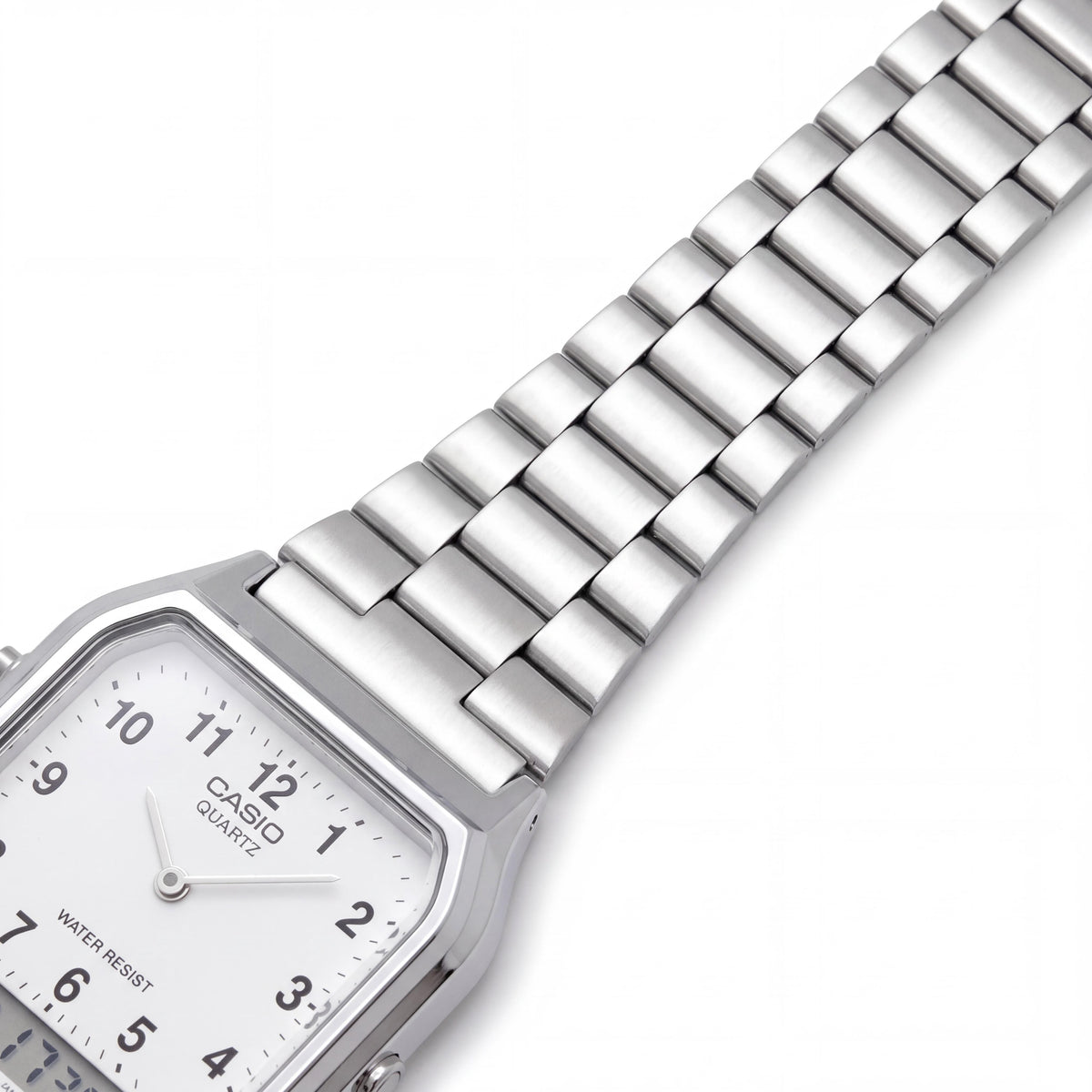 Casio AQ-230A-7B Men's Silver Chronograph Watch, Photo 2