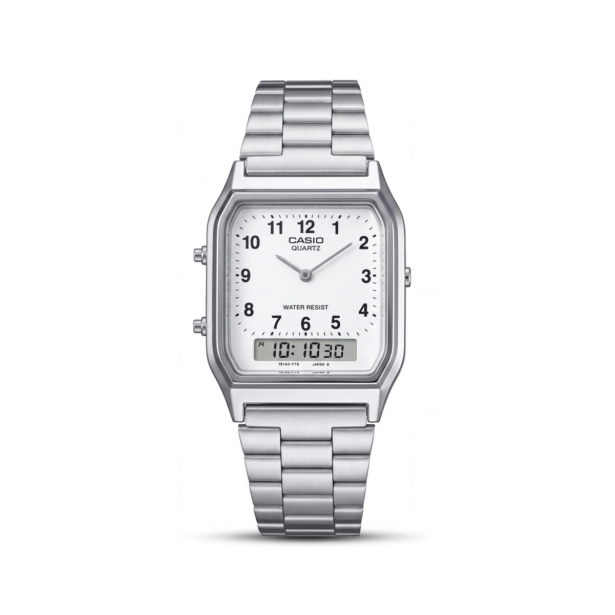 Casio AQ-230A-7B Men's Silver Chronograph Watch, Photo 1
