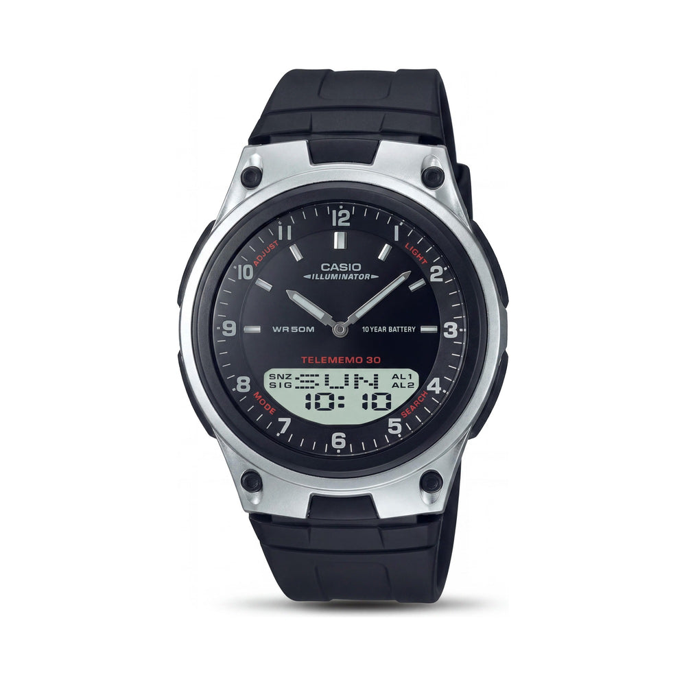 Casio AW-80-1AV Silver Men's Watch, 40mm