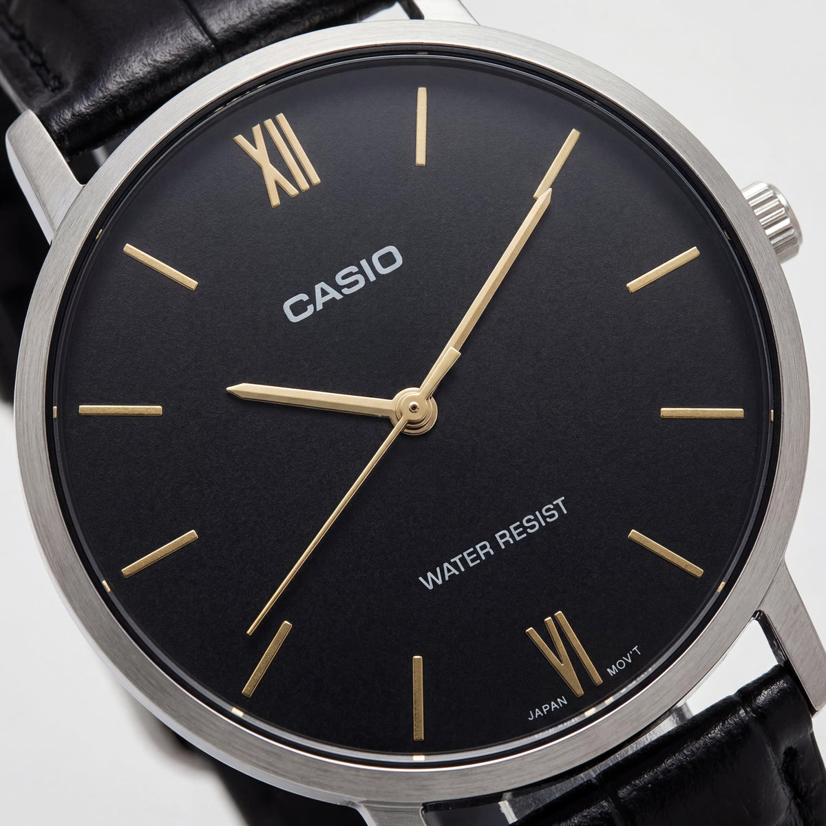Casio MTP-VT01L-1BUDF Men's Black Watch, 46mm, Photo 2