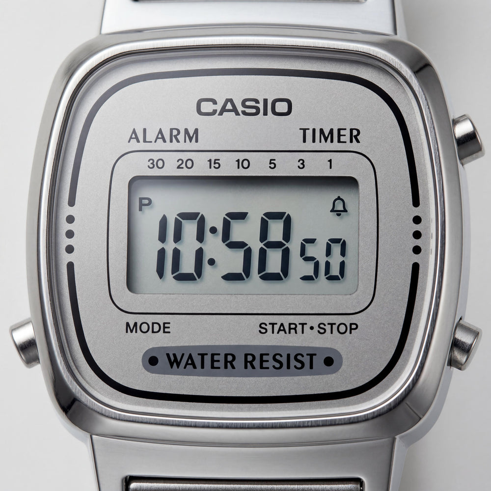 Casio Illuminator Women's Watch — front view, Quartz movement 30mm