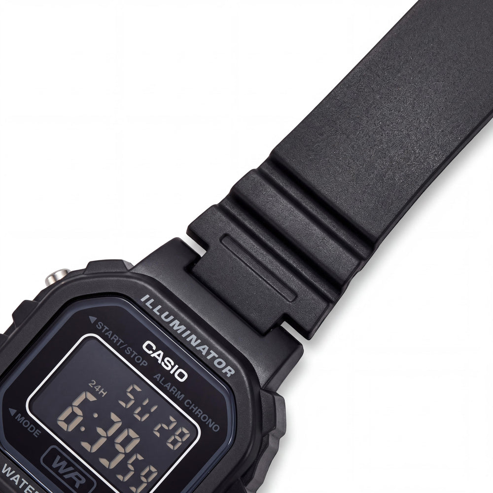 Casio LA20WH-1B Women's Watch — front view, Quartz movement
