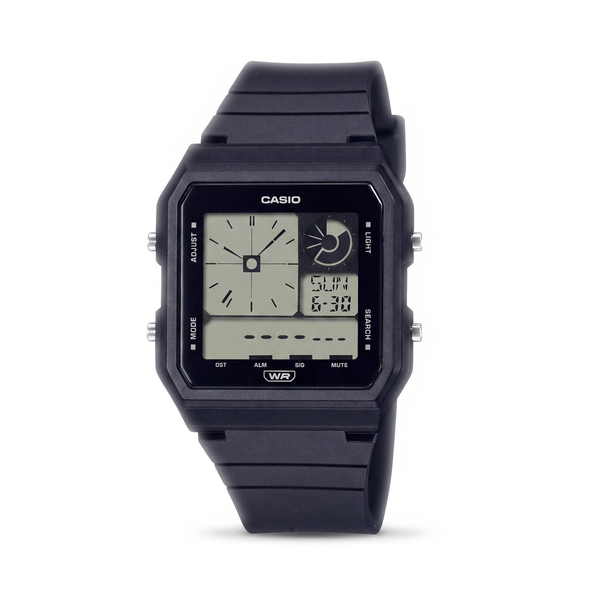 Casio LF-20W-1ACF Unisex Black Watch, 40mm, Photo 1