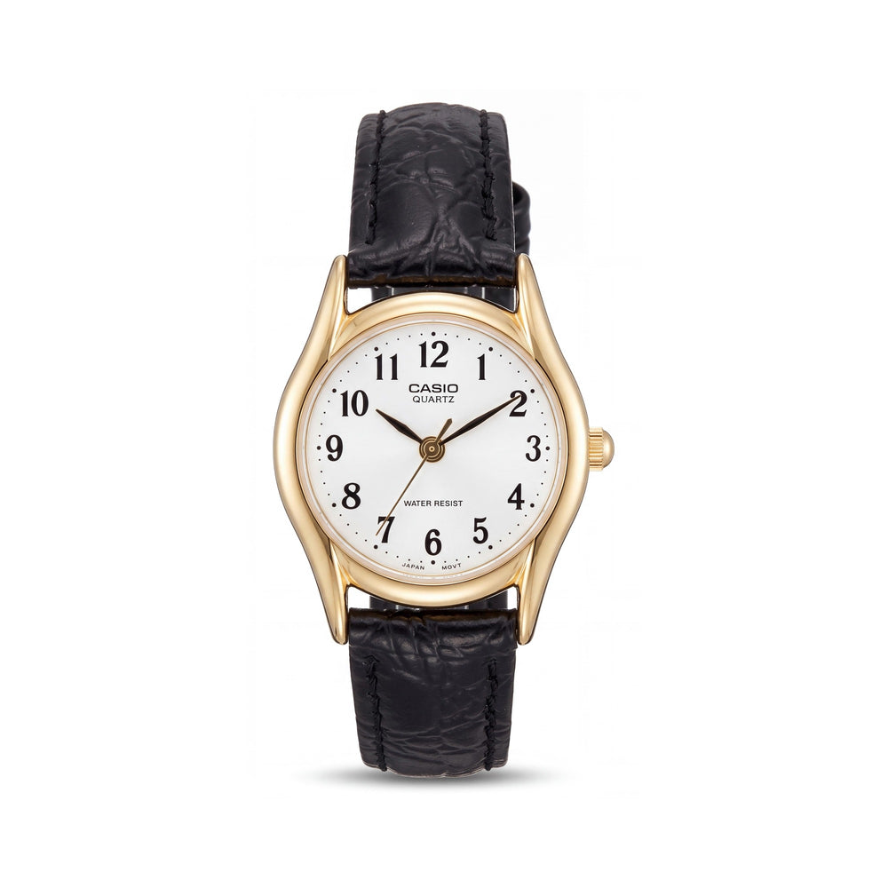 Casio LTP-1094Q-7B2 Black Stainless Steel Women's Watch
