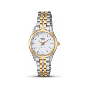 Casio LTP-1129G-7ARDF Silver Base Metal Women's Watch, 27mm