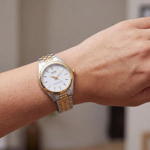 Casio LTP-1129G-7ARDF Women's Watch — side view, Base Metal case 27mm