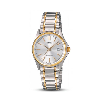 Casio LTP-1183G-7ADF Silver Stainless Steel Women's Watch, 40mm