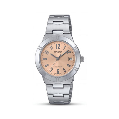 Casio LTP-1241D-4A3DF Silver Stainless Steel Unisex Watch, 40mm