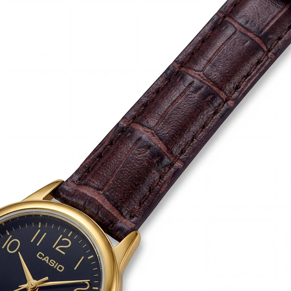 Casio LTP-V002GL 1BUDF Women's Watch — side view, 31mm case profile