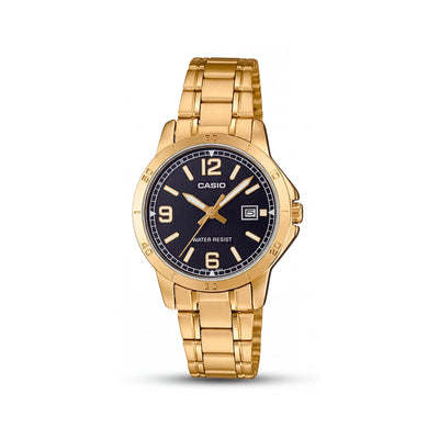 Casio LTP-V004G-1BUDF Gold Stainless Steel Women's Watch