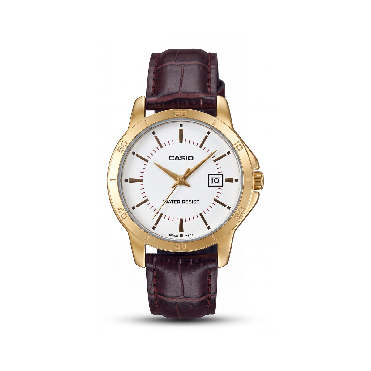 Casio LTP-V004GL Unisex Brown Watch, 40mm, Photo 1
