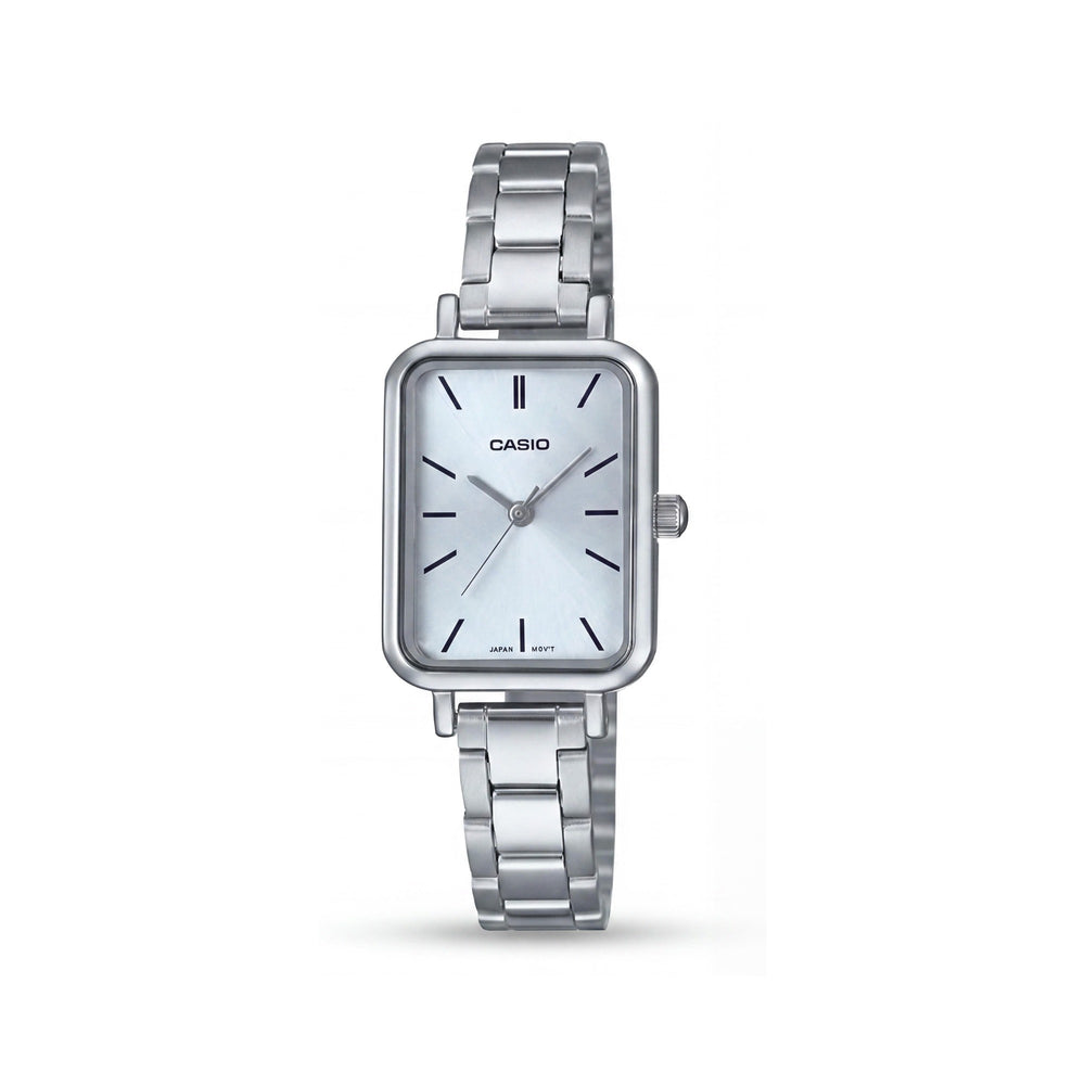 Casio LTP-V009D-2EUDF Silver Stainless Steel Unisex Watch, 22mm