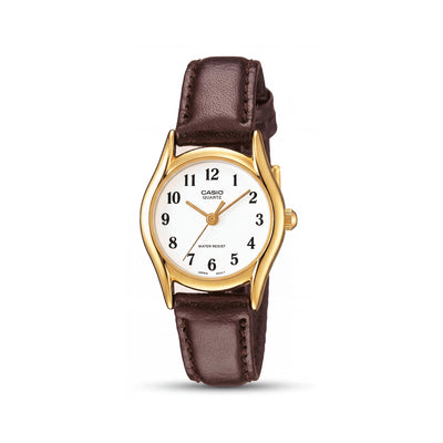 Casio LTP1094Q7B5 Brown Analog Women's Watch, 40mm