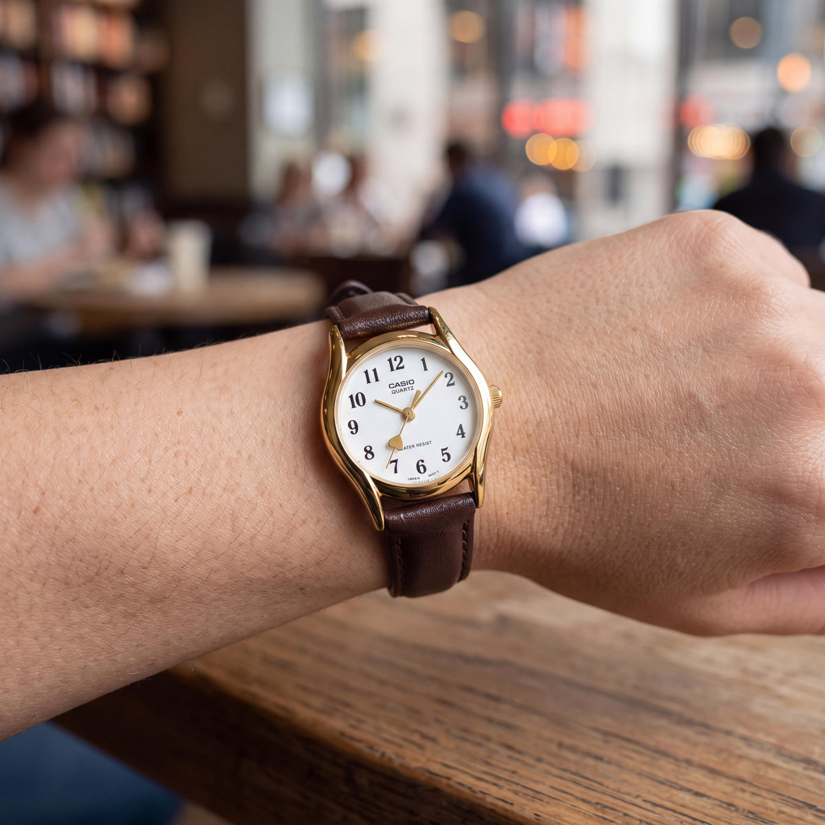 Casio LTP1094Q7B5 Women's Brown Quartz Watch, 40mm, Photo 3