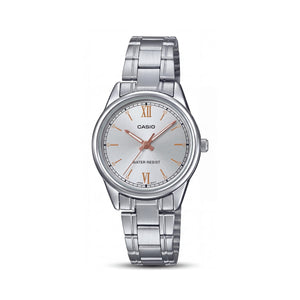 Casio Ltpv005D-7B2 Silver Stainless Steel Women's Watch, 28mm