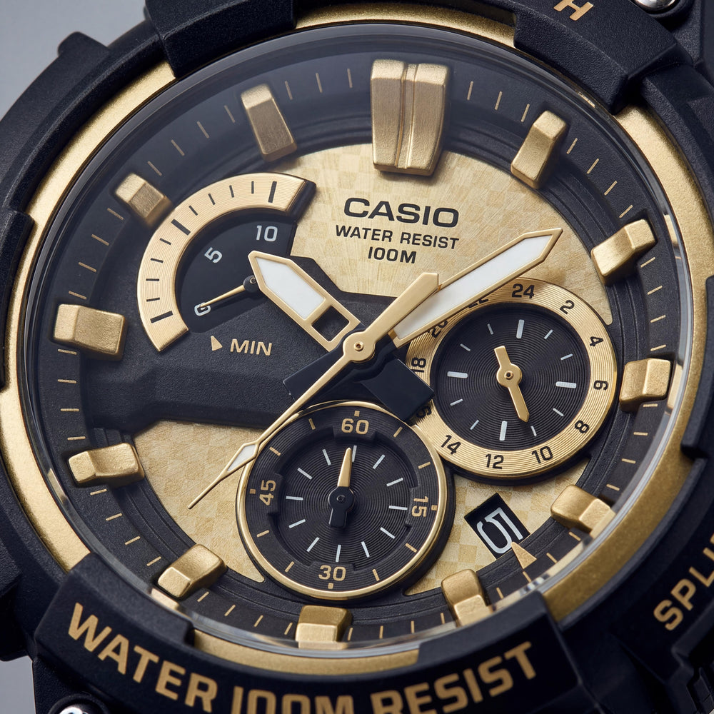 Casio MCW-200H-9AVCF Men's Watch — front view, Quartz movement 48mm