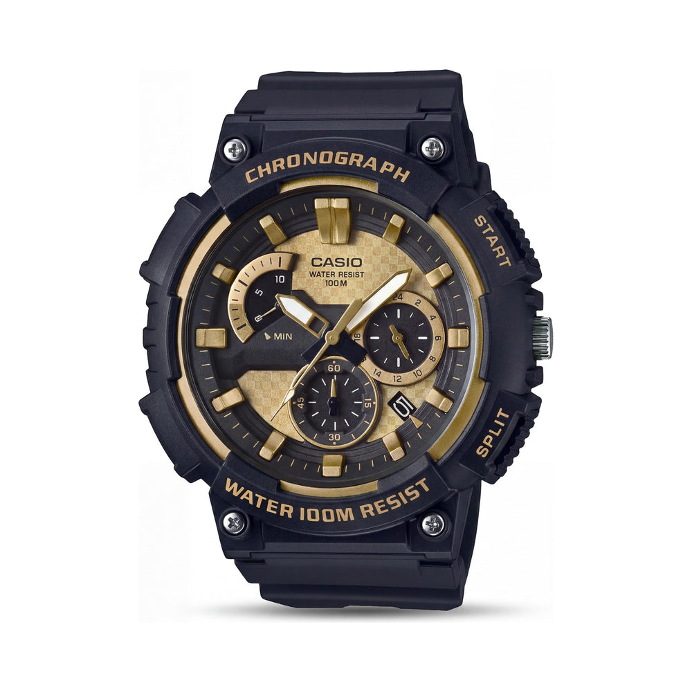 Casio MCW-200H-9AVCF Black Resin Men's Watch, 48mm