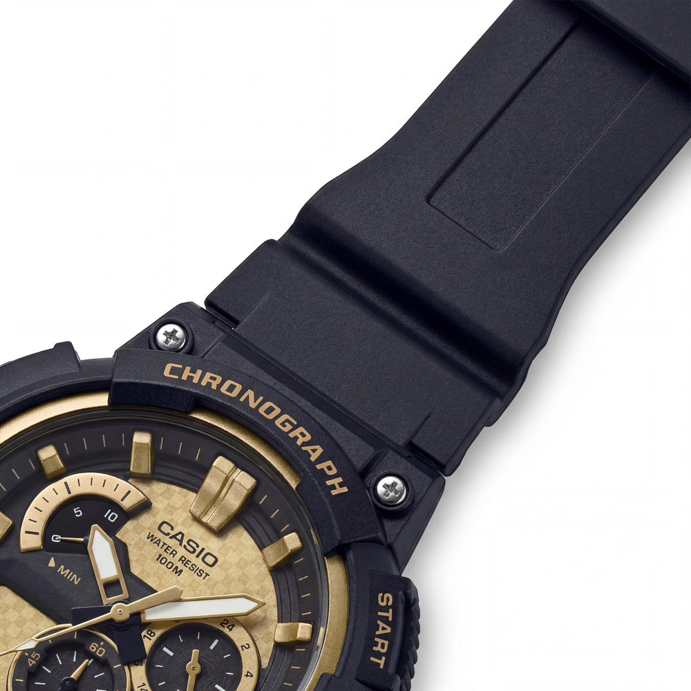 Casio MCW-200H-9AVCF Men's Watch — side view, Resin case 48mm