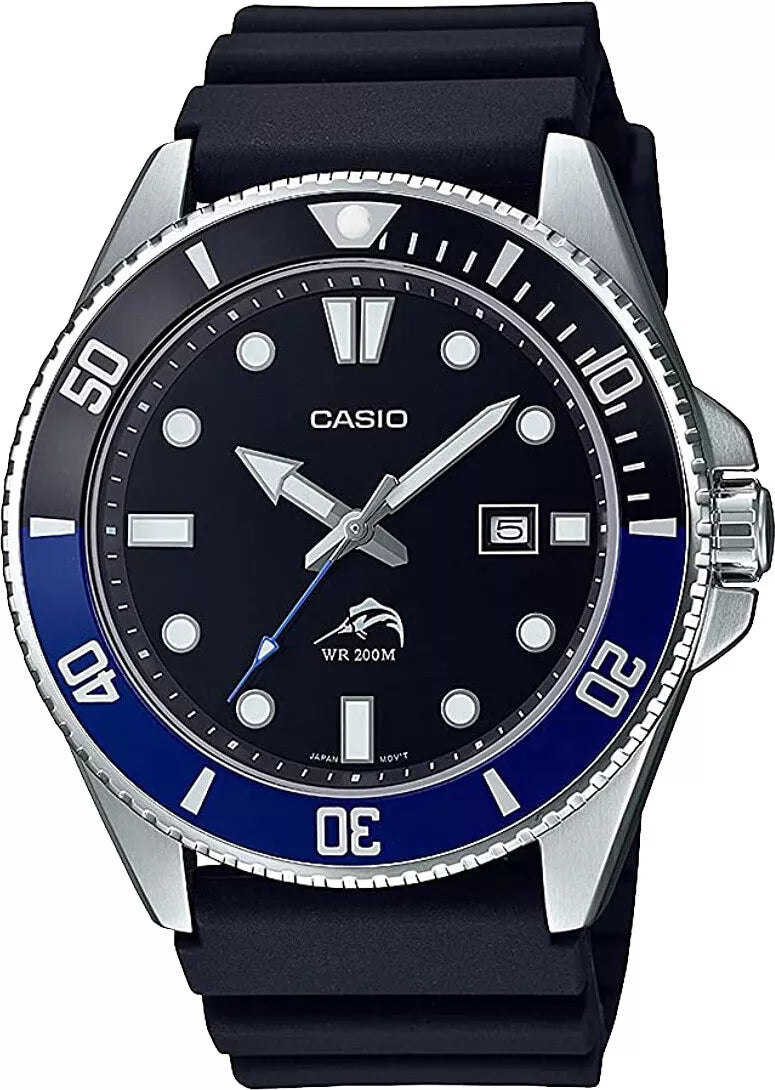 Casio MDV106B-1A1V Unisex Black Stainless Steel Watch, 44mm, Photo 