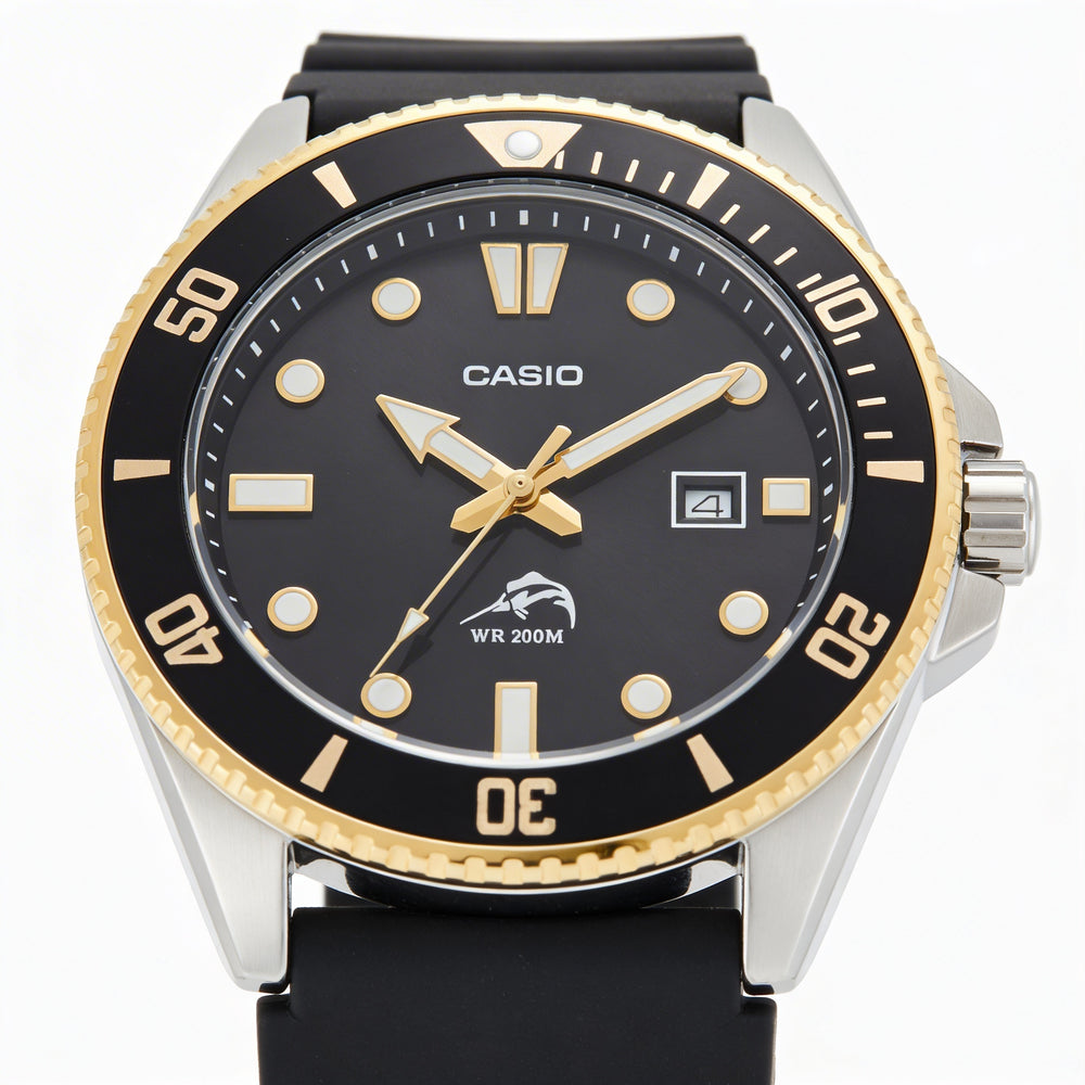 Casio MDV106G1AV Men's Watch — front view, Quartz movement 40mm
