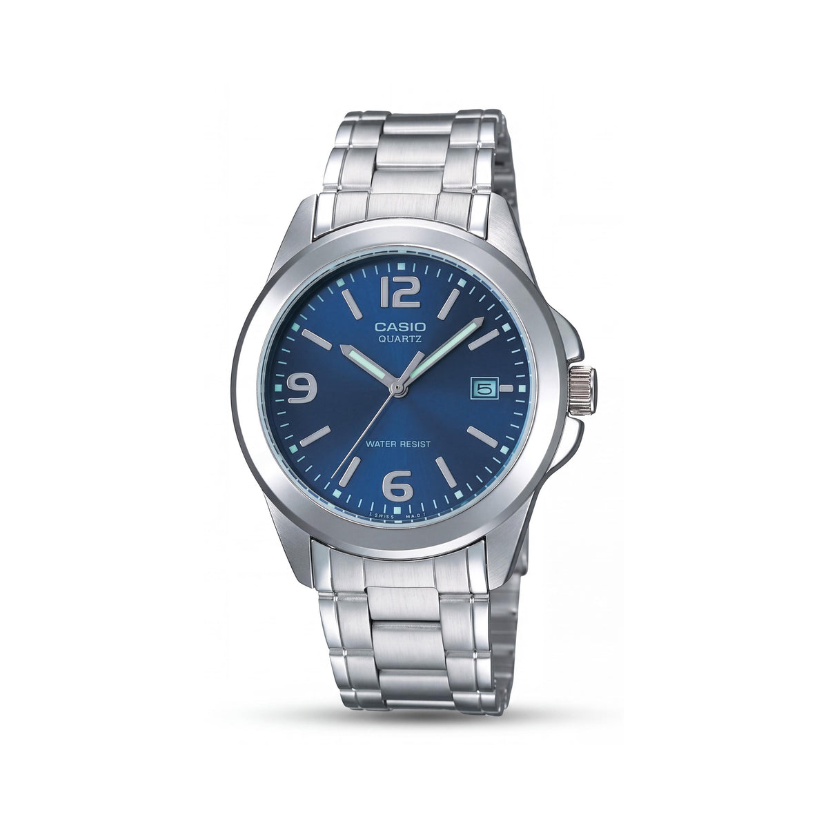 Casio MTP-1215A-2ADF Men's Silver Watch, 38mm, Photo 1
