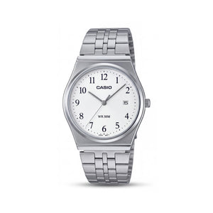 Casio MTP-B145D-7BVDF Silver Stainless Steel Unisex Watch, 35mm