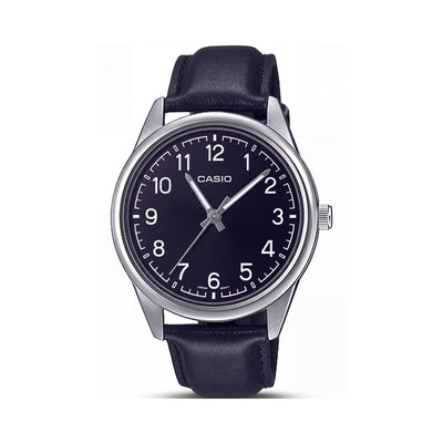 Casio MTP-V005L-1B4UDF Black Stainless Steel Unisex Watch