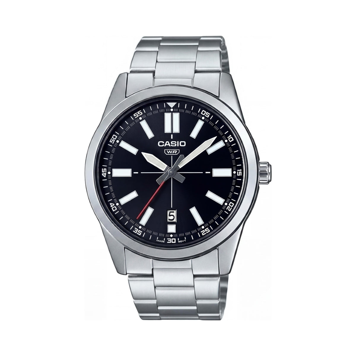Reloj de hombre Casio MTP-VD02B-1EUDFl cronógrafo plateado, Photo 1