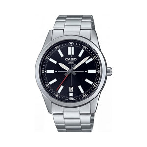 Casio MTP-VD02B-1EUDFl Silver Men's Watch, Stainless Steel band