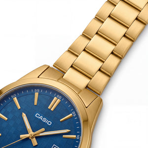 Casio MTP-VD03G-2AUDF Unisex Watch — front view, Quartz movement