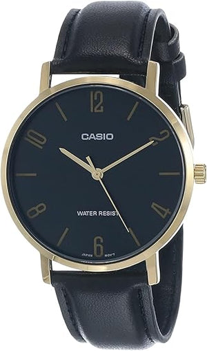 Casio MTP-VT01GL-1B2UDF Gold-tone Dial Stainless Steel Men Watch, 40mm